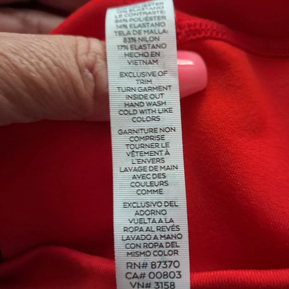Alo Cherry Airbrush Moto High Rise Leggings Medium EUC